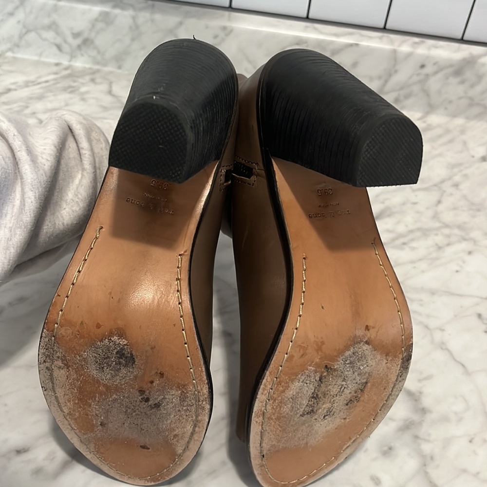 Rag and bone noelle peep toe ankle booties size 8.5 - Picture 5 of 8